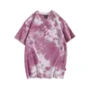 T-shirts pour hommes Tie Dyed T-Shirt Hommes Coloré Street Fashion Chemise à manches courtes Unisexe Été Coton Oversize Tees Casual Daily Wear