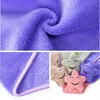 Towel Cute Star Hand 22x42cm 4 Color Cartoon Coral Velvet Soft Plush Rag Kitchen Bathroom Hanging Test For Products