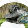 Berets 3pcs/Set Men Bucket Hat With Shawl Veil Camouflage Summer Sand Prevention 12cm Army Sun Waterproof Outdoor Camp Fishing Cap