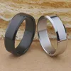 Band Simple Smooth Black/3colors Titanium Ring for Men Wedding Rings Women Aa230323