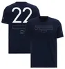 2023 F1 racepak T-shirt Team T-shirt met korte mouwen Racer Heren Aangepaste sneldrogende kleding