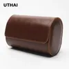 Watch Boxes Cases The tracking box for men and women is a very practical 2-mile leather storage and packaging arm box UTHAI U16 230324