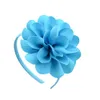 Fleur à la main bande de cheveux ruban cheveux arcs filles bandeaux bandeaux mode bowknot chapeaux enfants tête accessoires de cheveux 20 couleurs