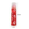 Lipgloss 8 ml Gesunder natürlicher Extrakt Roller Bead Fruit Feuchtigkeitsspendendes wasserdichtes Öl für Frauen Glasurtönung