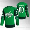 Alex Ovechkin Capital 2023 St. Patricks Day Jersey Washington T.J. Oshie Evgeny Kuznetsov Tom Wilson John Carlson Conor Sheary Craig Smith Nicklas Backstrom