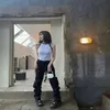 Girl's gebreide vest -borduurwerk Camis sexy Suspender Solid Color Vest Zomer Mode mouwloze kleren