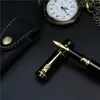 Fountain Pens Gepersonaliseerd Custom Exquisite Leather Case Birthday Cadeau Hoogte Pen Luxe Nib zonder inkt 230323