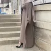 Этническая одежда Kaftan abaya dubai kimono cardigan turkey Ислам мусульманский хиджаб Длинное платье Абая для женщин халат Африка Африка.