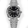 Super lysande armbandsur Mens Swimming Watch 36 41 MM Montre de Luxe Watertproof Hållbara Sapphire Glass Black White Watch Iced SB035 B23