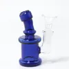 4 -calowe mini szklane bong rurki wodne z kolorowymi 14 mm żeńskim zlewem dłoni recyklistra dab rig bongs