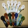 Cachimbas Dibujos animados Impreso Tubo de vidrio coloreado Venta al por mayor Cachimba de vidrio, Accesorios de tubería de agua de vidrio,