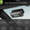 Ny solenergi TPMS Automotive Tire Pressure Monitoring System 4 Sensor Temperatur Varning Vindrutan Anslutning Automatisk körsäkerhetssats