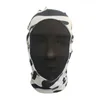 Kostümzubehör, Halloween-Maske, Cosplay-Kostüme, Spandex, Zebrastreifen, Kapuze, offenes Gesicht, Netz hinzufügen, Unisex, Zentai-Kostüme, Partyzubehör