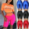 Women's Shorts US Women Stretch Biker Bike Workout Spandex Knee