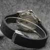 Montres mécaniques automatiques pour hommes de 42 mm, cadran argenté avec bracelet en acier inoxydable, lunette rotative, boîtier transparent, montres-bracelets