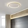 Lustres de lustres de estilo minimalista moderno lâmpada de teto led para sala de estar com o corredor de jantar cozinha de controle remoto anel de lustre