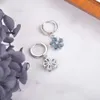 Charm ITSMOS Natural Blue London Topaz Crystal Flower Drop Earrings Huggies Pendant Piercing Jewelry Dangle Earring Luxury for Women Z0323