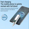 Mini Portable Power Bank 5000mAh Charger Charge Fast Charging Slim Battery Internal Cable for iPhone Xiaomi Huawei QC3.0