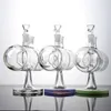 14mm Female Joint Glass Bongs Infinity Waterfall Hookahs 7Inch Invertible Gravity 4mm Thickness Water Pipes with Bowl Oil Dab Rigs XL2061