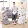 Dolls de pelúcia 1pc 35 50 65 cm Kawaii Brinquedos de gato deitado de gato