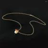 Choker anime motorsåg man halsband kedja högkvalitativ pendel smycken guld färg pärla krage kvinnor gåva