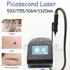 Profissional q interruptor nd yag laser laser picossegund tatuagem Máquina de remoção de manchas escuras Pigmment Remover