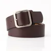 Moda Smooth Burchle Belt Retro Design Relado Fino Cintos para homens Largura das mulheres 3,8 cm Genuíno Capo de vaca 14 cor opcional de alta qualidade