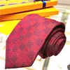 Luxury New Designer Men's Letter 100% Tie Silk Necktie black blue Aldult Jacquard Party Wedding Business Woven Fashion Design Hawaii Neck Ties With box 1122