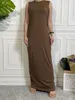 Roupas étnicas Ramadã Caftan Abaya Dubai Turquia Islã Paquistão Muslim Long Dress ABAYAS PARA MULHERES KAFTAN ROBE LONGE FEMME MUSULMANE Vestido 230324