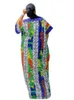 Ethnische Kleidung, bedruckte afrikanische Maxikleider für Frauen, traditionelle Dashiki-Kaftan-Robe, elegante Dame, Hochzeitskleid, muslimisches Kirchenkleid 230324