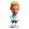 Objets décoratifs Figurines Soccerwe 7cm Hauteur Football Mini Poupées Joueur de Bande Dessinée Chiffres Action Mobile Cadeau De Noël 230324