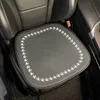 Actualizar nuevo cojín universal para asiento de coche con rejilla clásica de dibujos animados, alfombrillas de seda para respirar, uso en las cuatro estaciones, funda para asiento de coche, accesorios para coche para mujeres