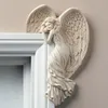 Dekorativa föremål Figurer Angel Wings Home Gift Harts Craft Door Frame Ornament Indoor and Outdoor Garden Door Ornament 230324