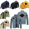 Designerjackor Män utomhus Harleys Davidsons Jacket Fashion Coat Casual Mencasual Sports Windbreaker Harley Motorcykel Ytterkläder