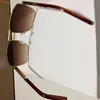 Haber moda klasik güneş gözlüğü erkekler için tutum güneş gözlüğü altın çerçeve kare metal çerçeve vintage stil açık tasarım klasik model 0259