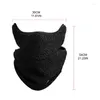 Bandanas Men Women Winter Warm Wool Hat Outdoor Ear Neck Cover Thick Scarf Motorcycle Windproof Knitted Dropship