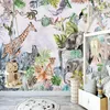Wallpapers aangepaste muurschildering nostalgische bosvogels 3d behang voor kamer achtergrond huisdecoratie papel de parede stickers