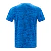 T-shirts pour hommes hommes Summer Sports extérieurs Camouflage Camouflage Côtes courtes T-shirt respirant rapidement de randonnée à sec