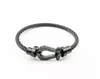 2023 String S Yellow Gold Sterling Sier Brand Fashion Women's Men Bracelet with Horseshoe Clasp6243618