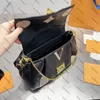 Real cowhide favorite bag baguette women shoulder crossbody bag designer bag handbag Presbyopia chain bag louise viuton vutton wallets grain embossing messenger