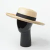 Chapeaux à large bord canotier chapeau femmes plage soleil paille pour vacances d'été 2023 mode vacances dames Top qualité 691064