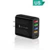 4 carregador USB PD18W 5in1 Carregador 48W Carregador de interface multi -interface PD Carregador de carregamento rápido 4U PD