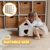 Hooks House Shelf Miniature Furniture Mini Bookhelf Book Bookcase Storage 12 Wood 3 Old Rack Year Locker Gabby Accessories Scale