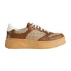 Designerskor MENS KOMENS BROWN SVART VIT GRÖN GUM GUGR GRÅ ORANGE MEN TRAKERS SPORT SNEAKERS PLATFORM Tennisskor