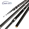 Boat Fishing Rods Catch.u Rock Fishing Rod Carbon Fiber Telescopic Spinning Fishing Rods 3.6m-7.2m Reservoir Pond Boat/Rock/Beach Fishing Pole 230324