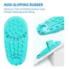 Badborstels Sponzen Scrubbers Voetborstel voor kamer Siliconen Clean Massage Slipper Wasvoeten Exfoliëren Doucheswassergereedschap 1pc 230324