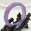 Bangle Vintage Chinese Beautiful Purple Lavender Gems Jade Bracelet