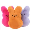 Feestartikelen 15 cm Easter Peeps Bunny Plush Toys For Rabbit Easter Basket vullen schattig zachte mooie pluche figuur pluche speelgoed thuis decor cadeau