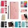 Butterfly Wallet Leather Cases For Moto G54 G14 Xiaomi 14 13T 13 Ultra 13 Lite Redmi 13C Note 13 12 Pro Plus Flower Flip Cover Credit ID Card Slot Kickstand Holder Pouch
