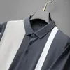 Polos masculinos 8xl 7xl 6xl 2023 verão 95% algodão respirável camisa de polo respirável Homens de ponta de ponta casual homme manga curta camisa masculina